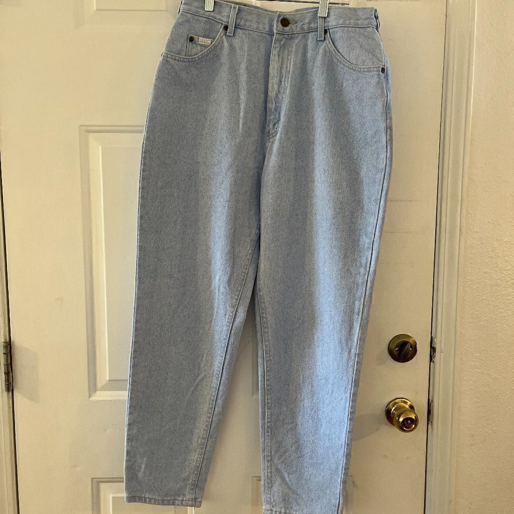 Vintage Union Made Lee Light-Wash High-Rise Jeans Sz Size 14